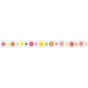 ナミナミDeco マスキングテープ 8mm×8m 水彩フラワー TM00206