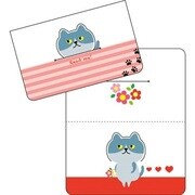 かくせる2つ折りミニカード はちねこ LS00085