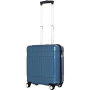 スーツケース 旅行日数目安：1～2泊 37L TSAロック搭載 機内持ち込み可 メタリックブルー B5718T-46