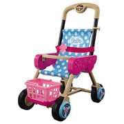 ぽぽちゃん・ちいぽぽちゃんのお買いものベビーカー シートベルト バスケット付き [子育てごっこのお道具シリーズ 2歳以上]