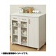 キッチンガラスキャビネット SSY-C8580GC (WH)