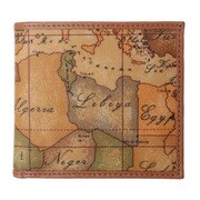 二つ折り財布 地図柄 W103 6000