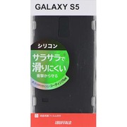 GALAXY S5専用 シリコンケース 液晶保護フィルム付 ブラック BSMPGS5SBK