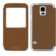 Trenther View Smart Flip for Galaxy S5 Brown TFS5/BR