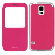 Trenther View Smart Flip for Galaxy S5 Pink TFS5/PK