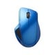 無線 2.4GHz BlueLEDマウス 5ボタン 静音 横スクロールタイプ ブルー BSMBW11BL