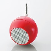 3.5φ スマートフォン用 モノラルスピーカー レッド ASP-SMP050RD