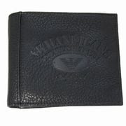 二つ折り財布 NERO/レザー JEANS-6V73/X2