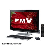 ESPRIMO FH78/RD 23型ワイド液晶 HDD3TB ブルーレイディスクドライブ Windows 8.1 シャイニーブラック FMVF78RDB