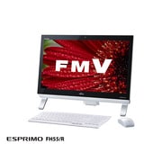 ESPRIMO FH55/R 21.5型ワイド液晶 HDD1TB DVDスーパーマルチドライブ Windows 8.1 スノーホワイト ヨドバシカメラオリジナルモデル FMVF55RWC