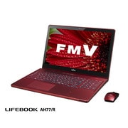 LIFEBOOK AH77/Rシリーズ 15.6型ワイド液晶/HDD1TB/Blu-rayドライブ/Windows 8.1 64ビット版/Microsoft Office Home and Business 2013搭載/ガーネットレッド FMVA77RR