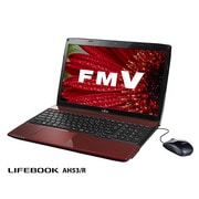 LIFEBOOK AH53/R 15.6型ワイド液晶/HDD750GB/ブルーレイディスクドライブ/Windows 8.1/ルビーレッド FMVA53RR