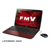 LIFEBOOK AH45/R 15.6型ワイド液晶/HDD750GB/ブルーレイディスクドライブ/Windows 8.1/ルビーレッド FMVA45RRP