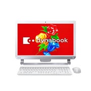 dynabook D61/54MW 21.5型ワイド HDD2TB Blu-rayDiscドライブ リュクスホワイト PD61-54MBXW
