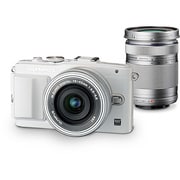 PEN Lite E-PL6 EZダブルズームキット [ボディ＋「M.ZUIKO DIGITAL ED 14-42mm F3.5-5.6 EZ」＋「M.ZUIKO DIGITAL ED 40-150mm F4.0-5.6R」ホワイト]