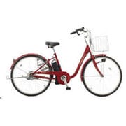 電動アシスト自転車 26型 変速なし レッド KH-DCY09