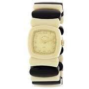 MADISONシリーズ Mサイズ IVORY BLACK クオーツ レディース Rainbow IV/BL M