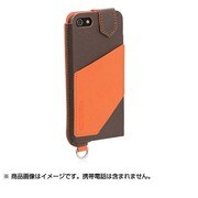 TUN-PH-100030 [TUNEWEAR Prie Ambassador for iPhone 5s/5c/5 ブラウン/オレンジ]