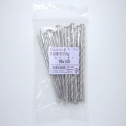 ステンスクリュー釘250G 丸 8×100 24入 HP-440