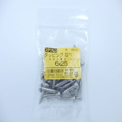 ステンタッピングナベ 6×25 25入 HP-213