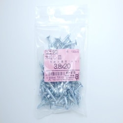 木ネジ皿 3.8×20 100入 HP-816