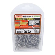 KWS25V [ステンレス 木割れ防止ビス 3.8×25 180入]