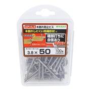 KWS50V [ステンレス 木割れ防止ビス 3.8×50 100入]