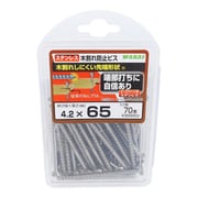KWS65V [ステンレス 木割れ防止ビス 4.2×65 70入]