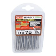 KWS75V [ステンレス 木割れ防止ビス 4.2×75 60入]