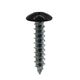 ユニクロ カラータッピング トラス クロ3×20mm 1袋(9個入)×5 532-263