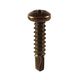 ステン ブロンズ ドリルビス ナベ4×13mm 1袋(4個入)×5 532-831