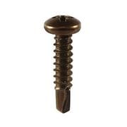 532-831 [ステン ブロンズ ドリルビス ナベ4×13mm 1袋(4個入)×5]