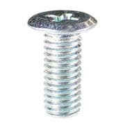 533-011 [酸化メッキ 超極低頭小ネジ 4×12mm 1袋(6個入)×5]