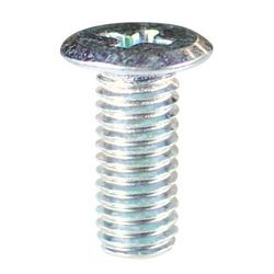 533-031 [酸化メッキ 超極低頭小ネジ 6×12mm 1袋(4個入)×5]