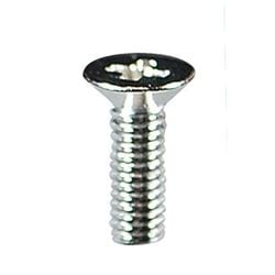 真鍮 ニッケル 小ネジ 皿 M2×6mm 1袋(18個入)×5 533-631