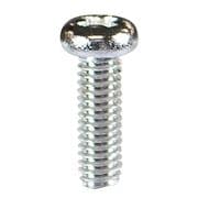 533-661 [真鍮 ニッケル 小ネジ ナベ M3×12mm 1袋(15個入)×5]