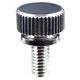 真鍮ニッケル 段付きローレットビス M4×8mm 1袋(2個入)×5 536-023