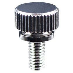 真鍮ニッケル 段付きローレットビス M4×8mm 1袋(2個入)×5 536-023
