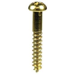 真鍮 木ネジ 丸 4.5×38mm 1袋(3個入)×5 BO-178