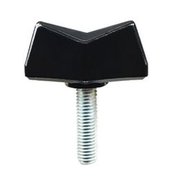 ナイロン 蝶ボルト クロNo2 M5×20mm 1袋(2個入)×5 JO-863
