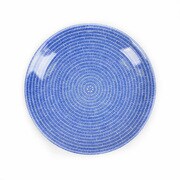 20cm 24h Avec plate flat 20 cm blue