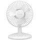 USB扇風機 首振り型 ホワイト GH-FANSWA-WH