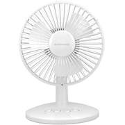 USB扇風機 首振り型 ホワイト GH-FANSWA-WH