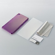 TR-UTXPZ2-PP [simplism Xperia Z2 薄型カバーセット（クリアパープル）]
