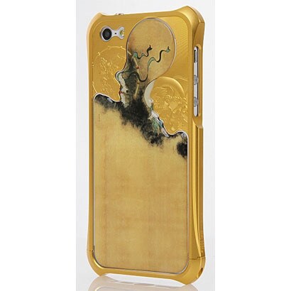 IP5-FR-G [風神雷神 iPhone SE/5s/5用 CASE ゴールド]