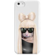 PET-I5C-GGG02 PETS ROCK Premium Gel Shell GG White for iPhone5C [iPhone5c用ケース]