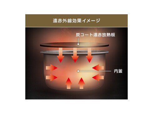 MITSUBISHI NJ-WX105J 赤 IH炊飯器 Amazon | 三菱 IHジャー炊飯器 NJ-VX105-R 5.5合炊き ルビー