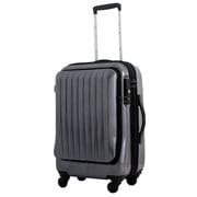 ESCAPE'S(エスケープ) フロントオープン 旅行日数目安:4~7泊 53L/61L(拡張時) TSAロック搭載 ヘアラインブラック B5209T-58