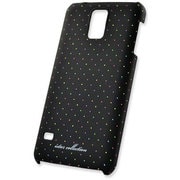 GALAXY S5 docomo SC-04F/au SCL23専用 ラバーケース カラフルドットブラック GA-BG-02 SC04F