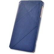 BG-AQ-NV SH04F [docomo AQUOS ZETA SH-04F専用 手帳型レザージャケット ネイビー]